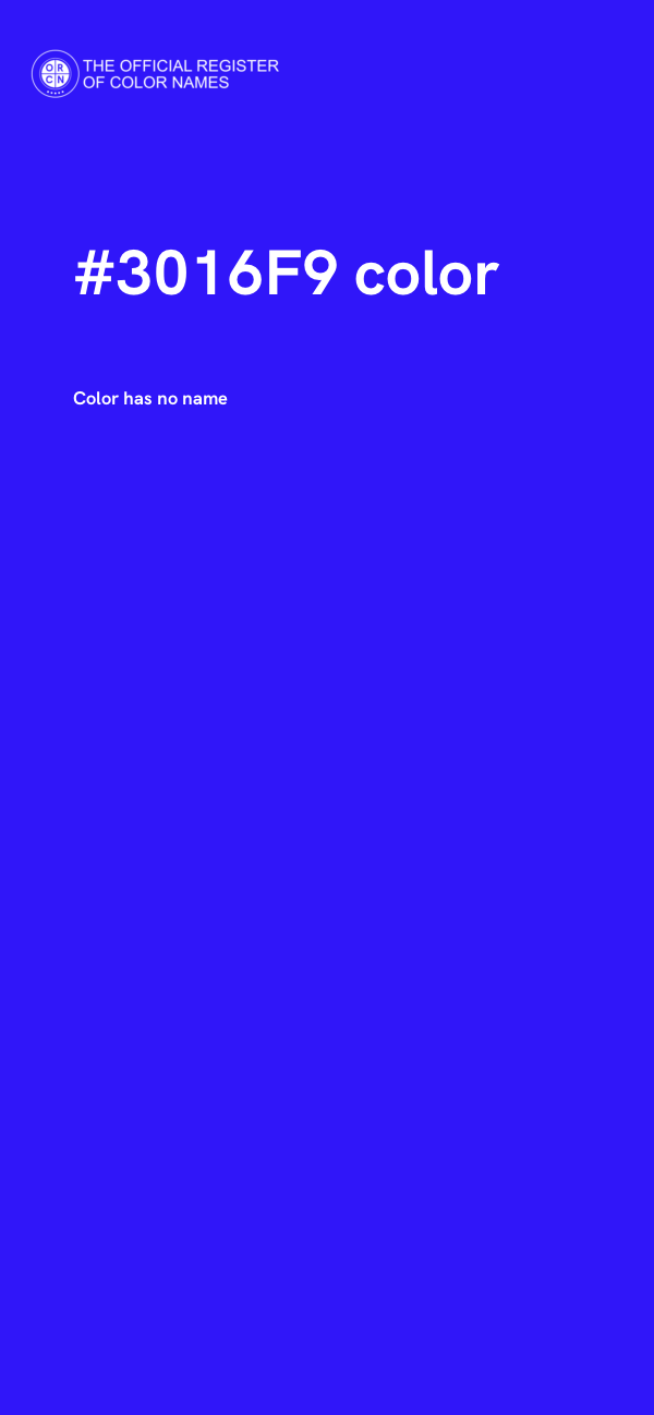 #3016F9 color image