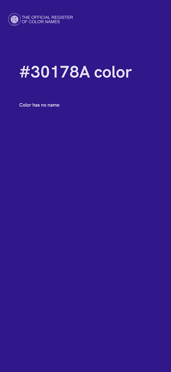 #30178A color image
