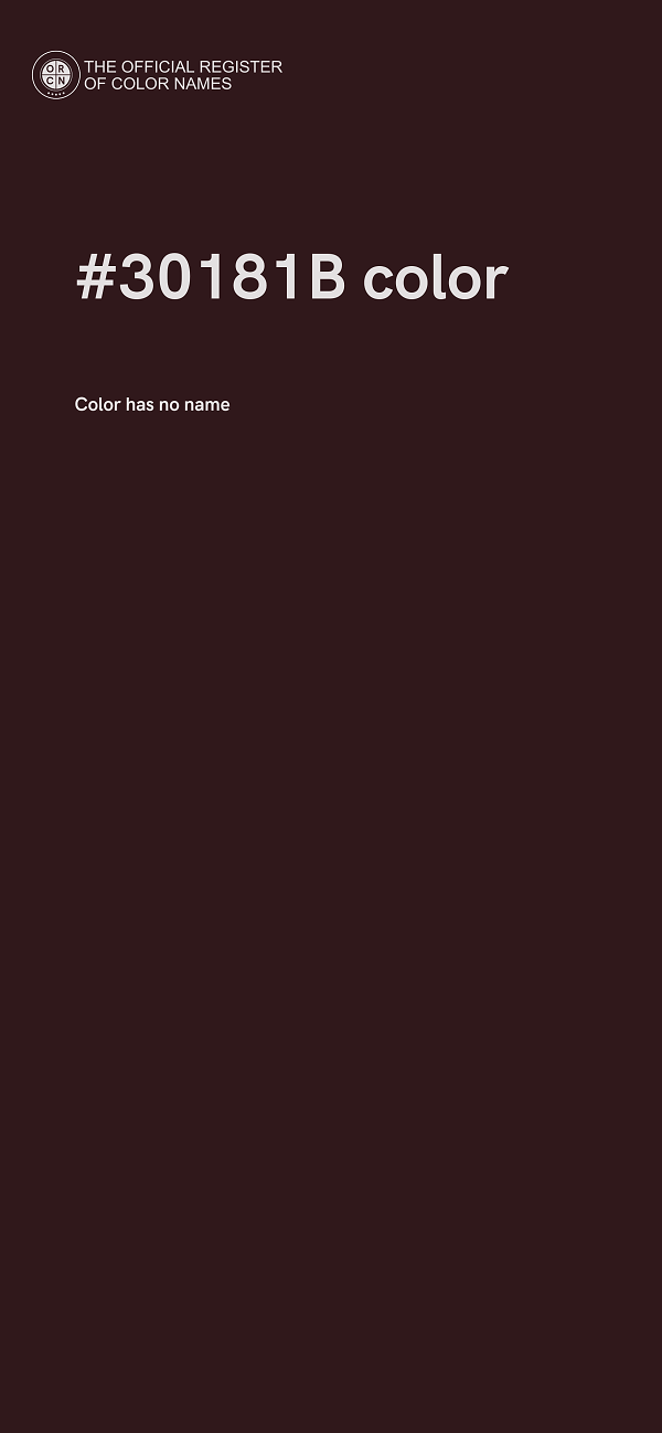 #30181B color image