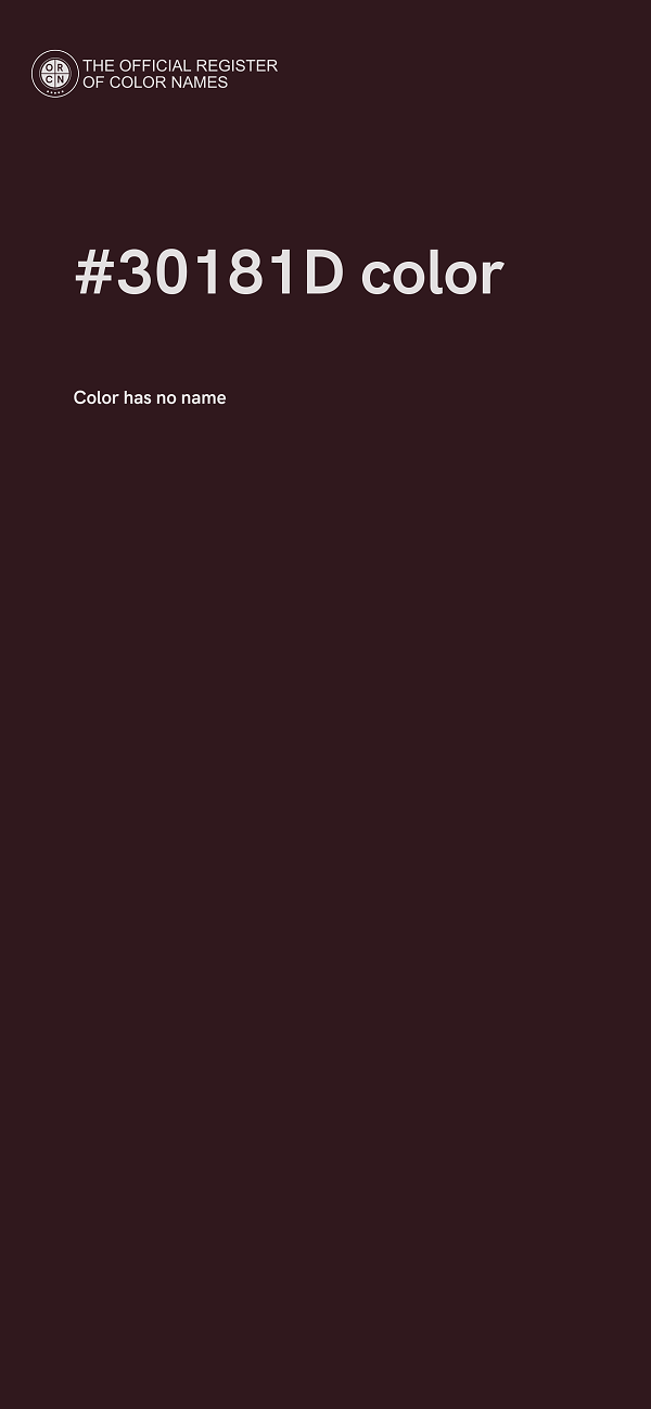 #30181D color image