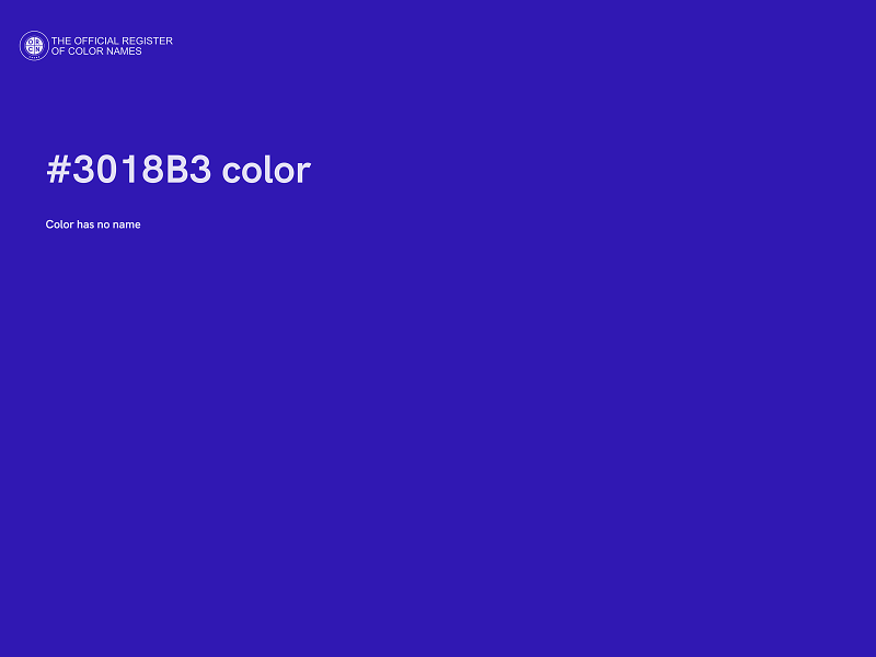 #3018B3 color image