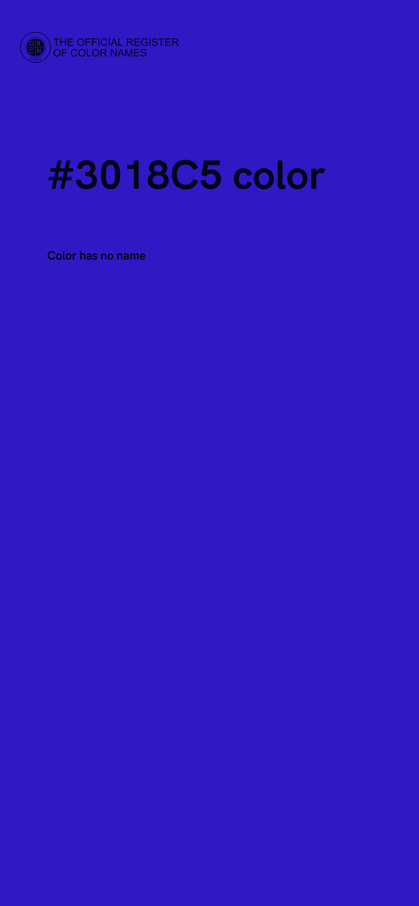 #3018C5 color image