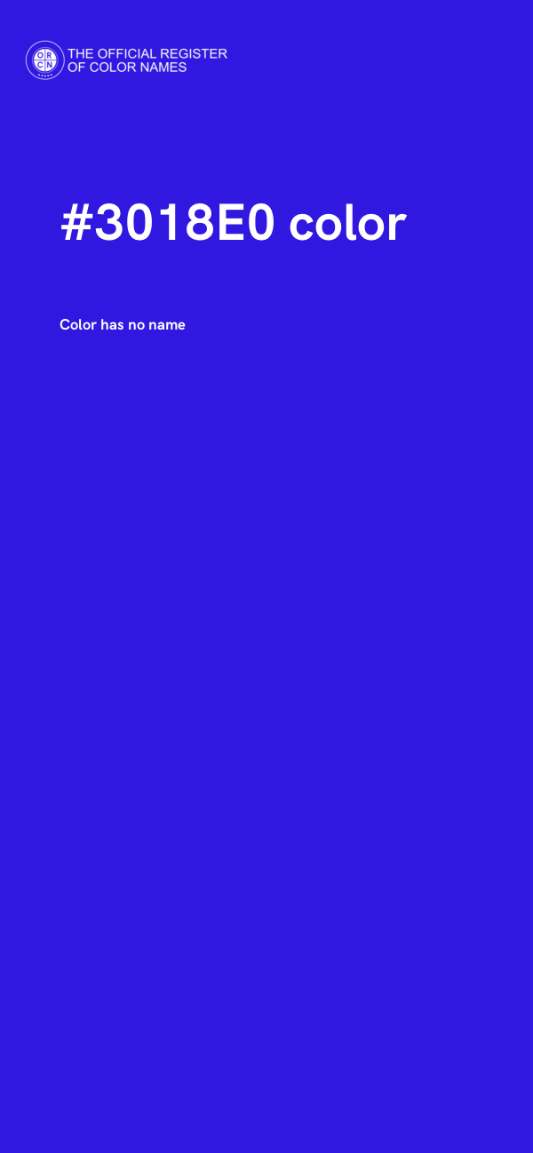 #3018E0 color image