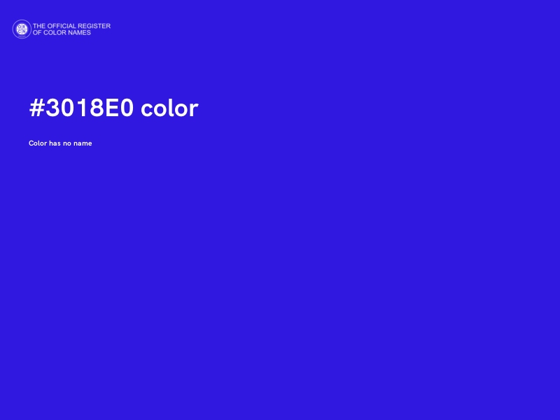 #3018E0 color image