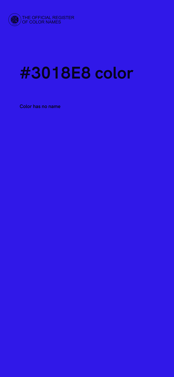 #3018E8 color image