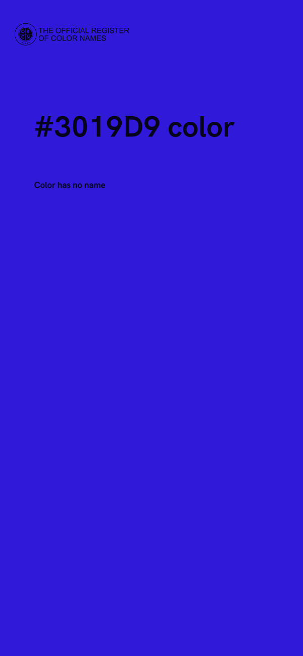#3019D9 color image