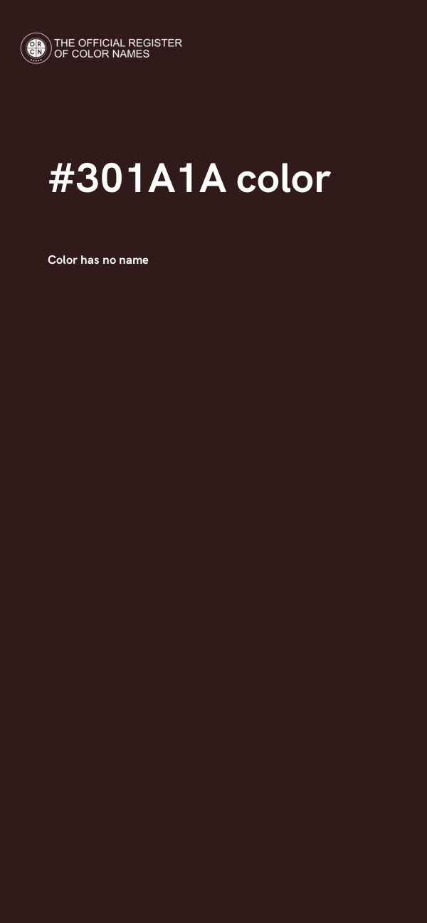 #301A1A color image