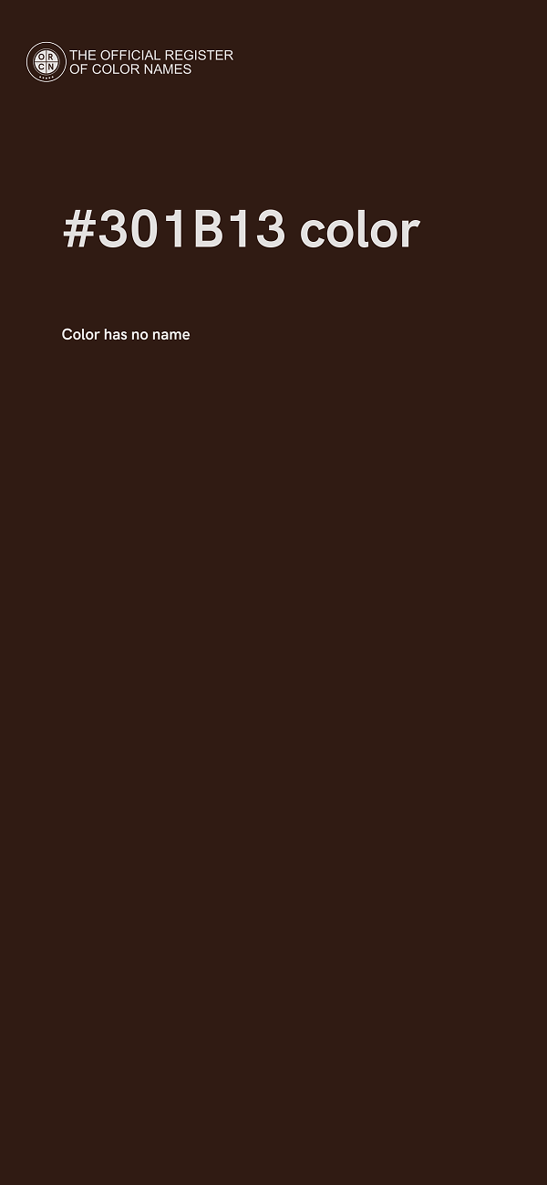 #301B13 color image