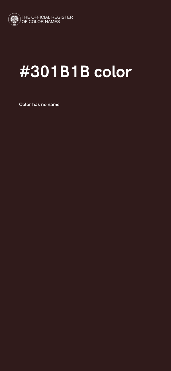#301B1B color image
