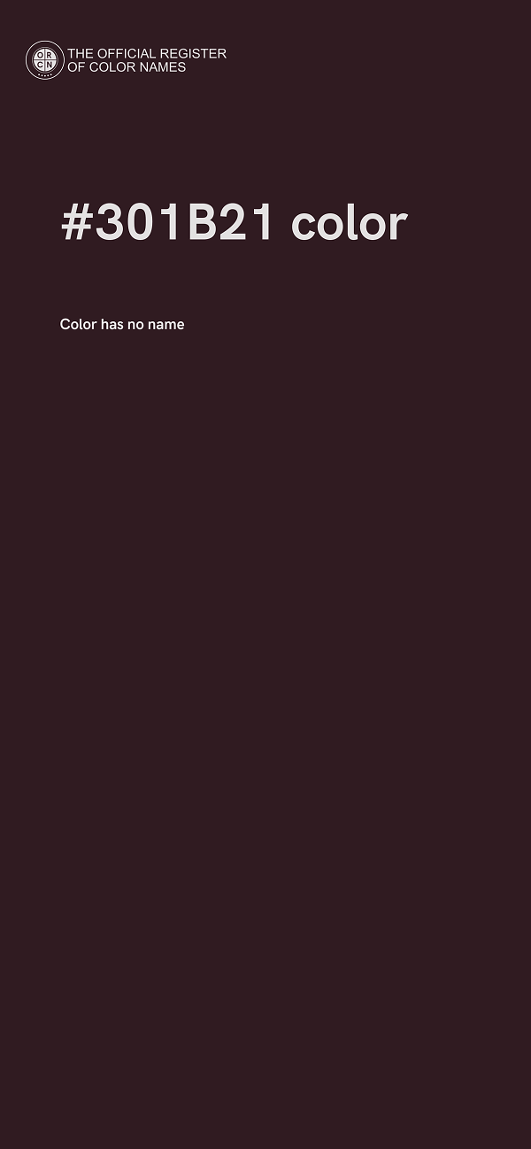 #301B21 color image