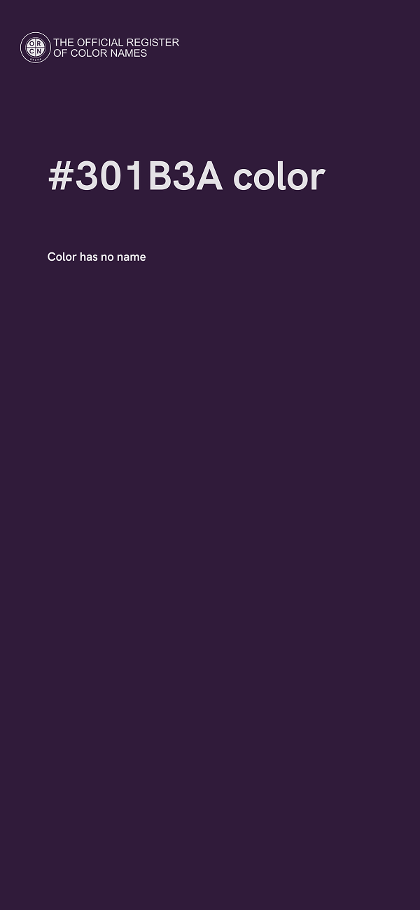 #301B3A color image