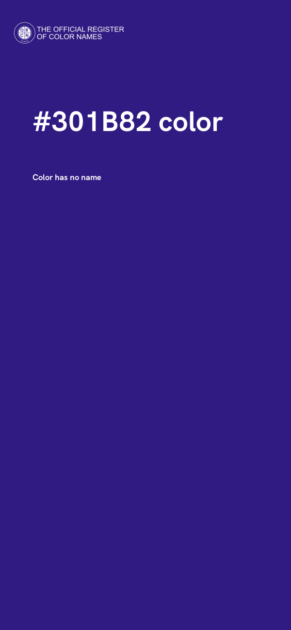 #301B82 color image