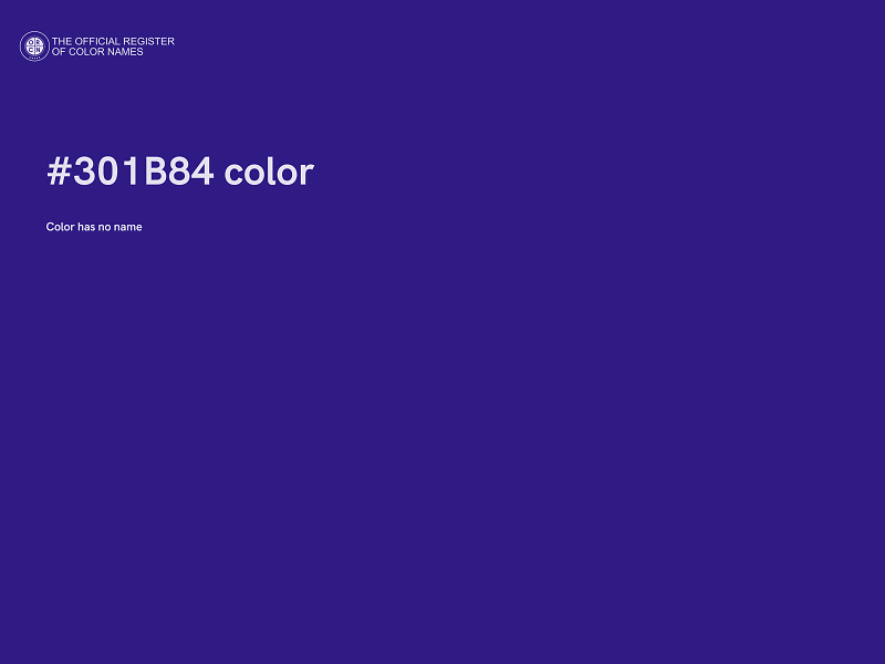 #301B84 color image