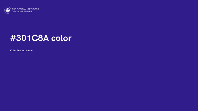#301C8A color image