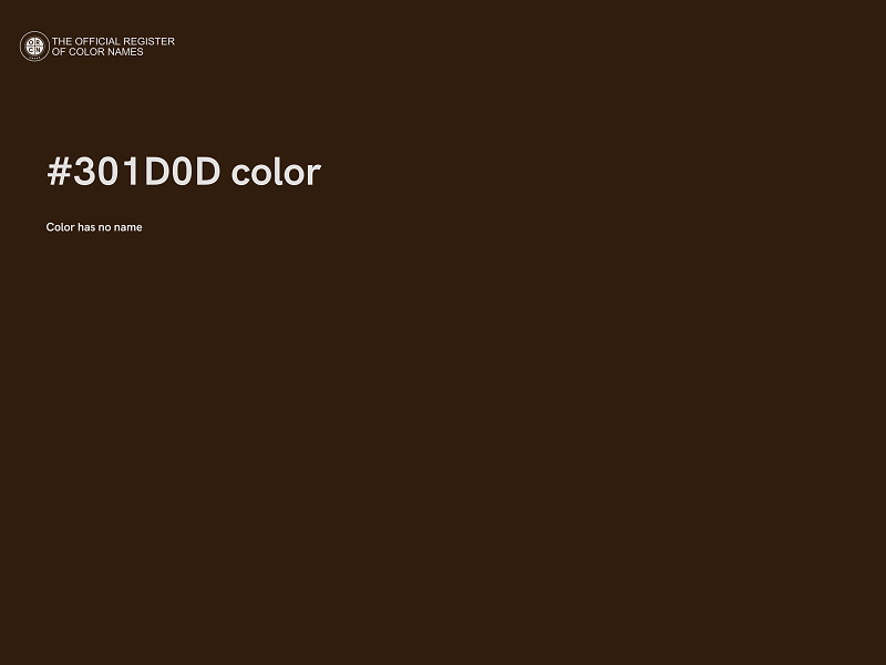 #301D0D color image