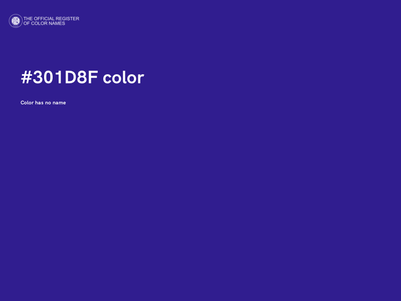 #301D8F color image
