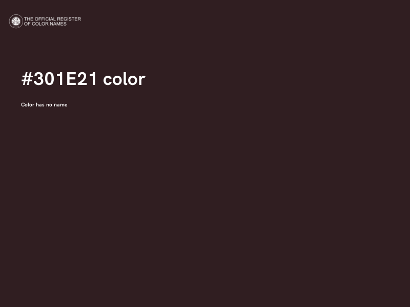 #301E21 color image