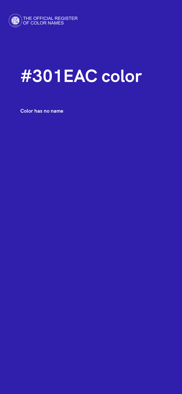 #301EAC color image