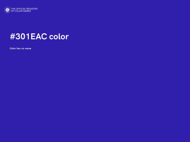 #301EAC color image