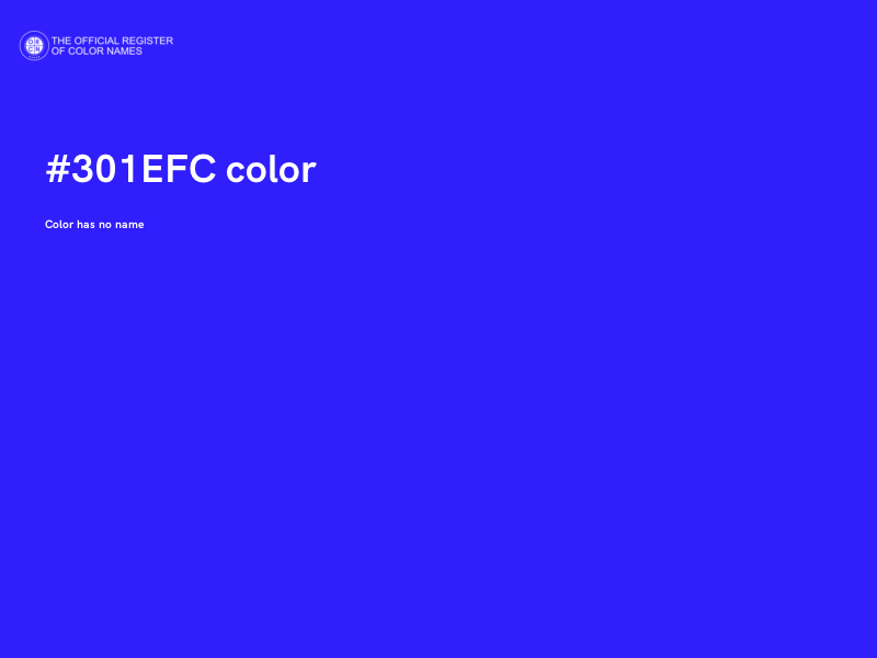 #301EFC color image