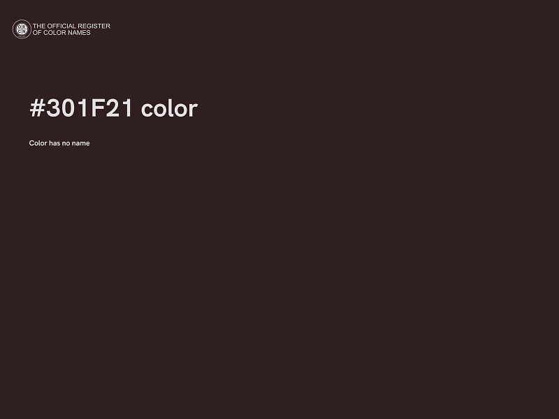 #301F21 color image