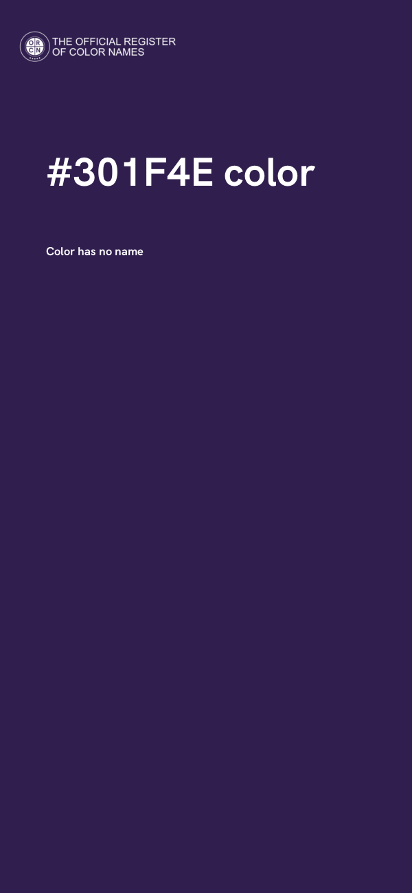 #301F4E color image