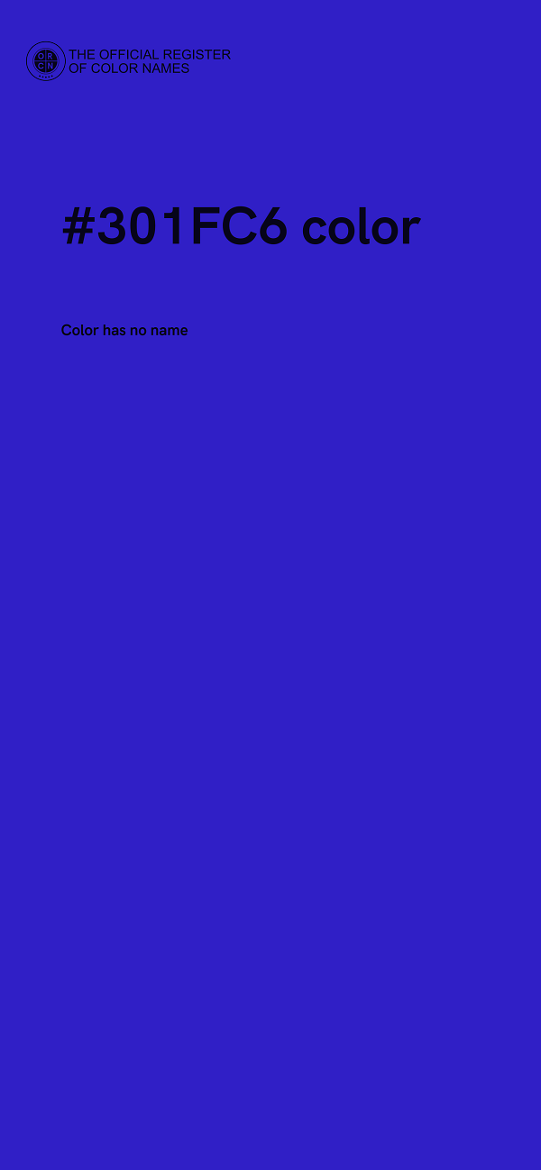 #301FC6 color image