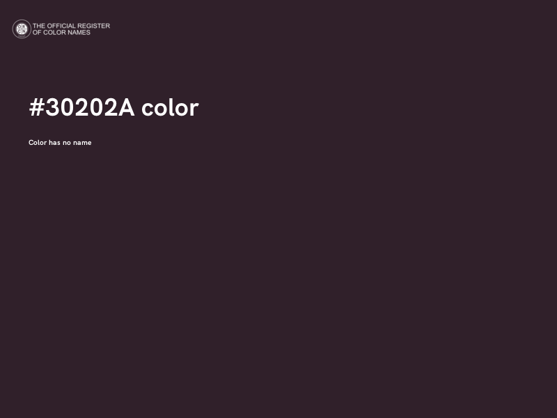#30202A color image