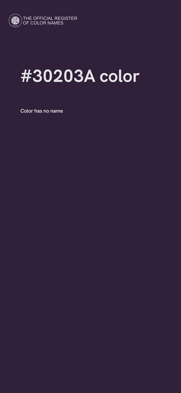 #30203A color image