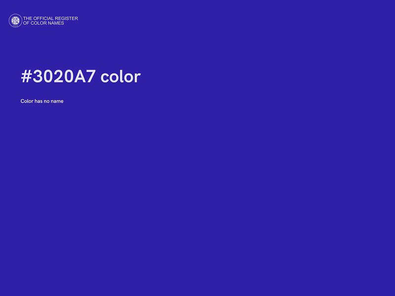 #3020A7 color image