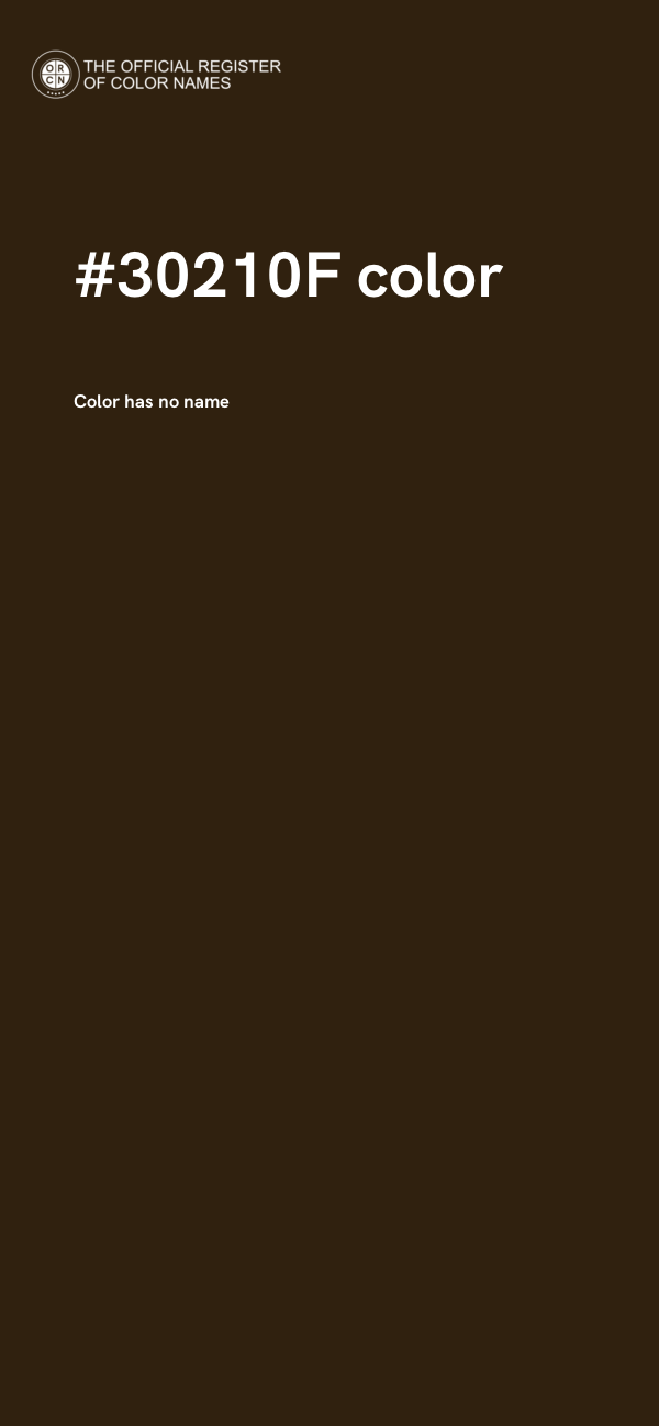 #30210F color image