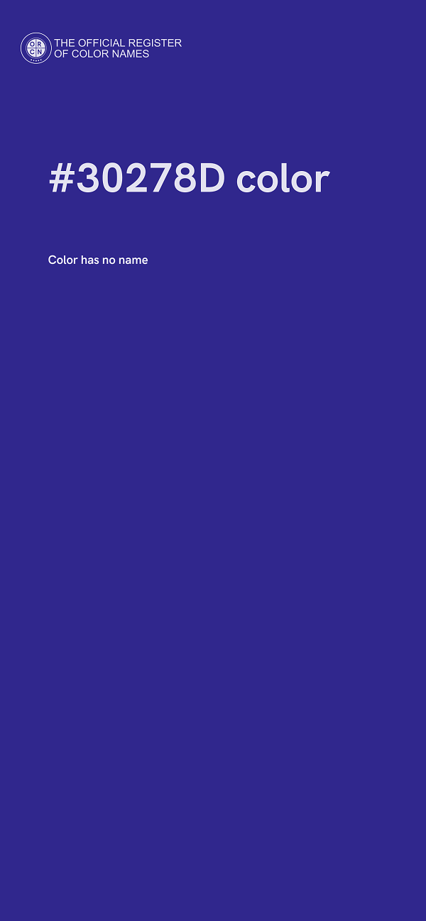 #30278D color image
