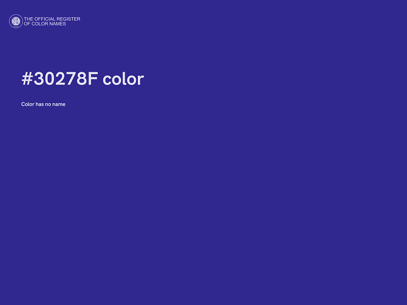 #30278F color image
