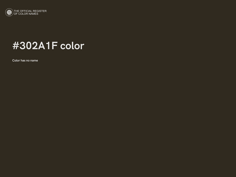 #302A1F color image