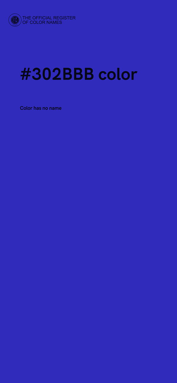 #302BBB color image