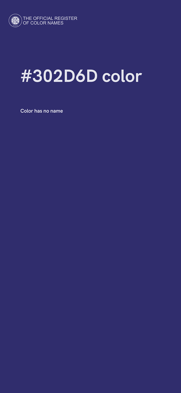 #302D6D color image