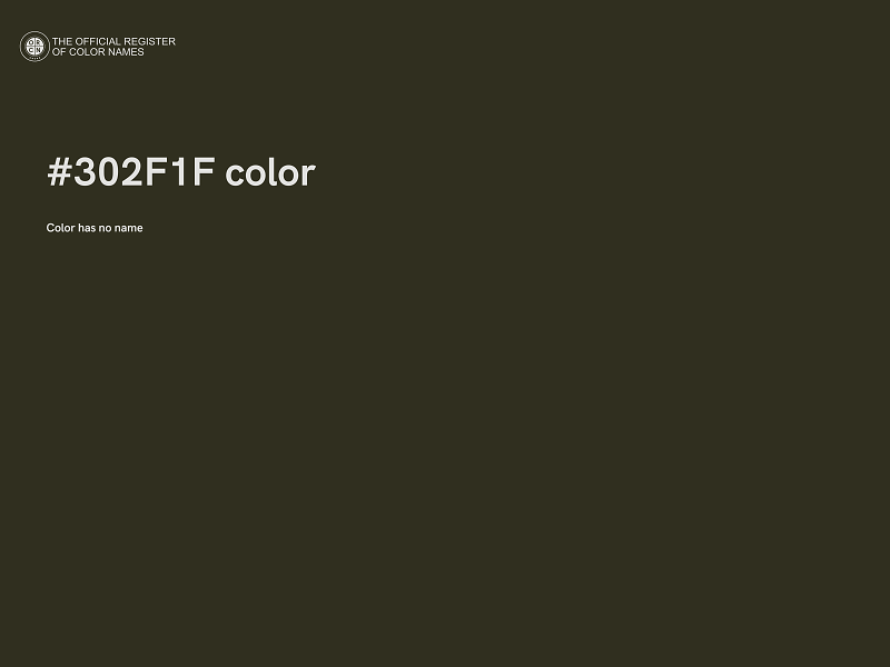 #302F1F color image