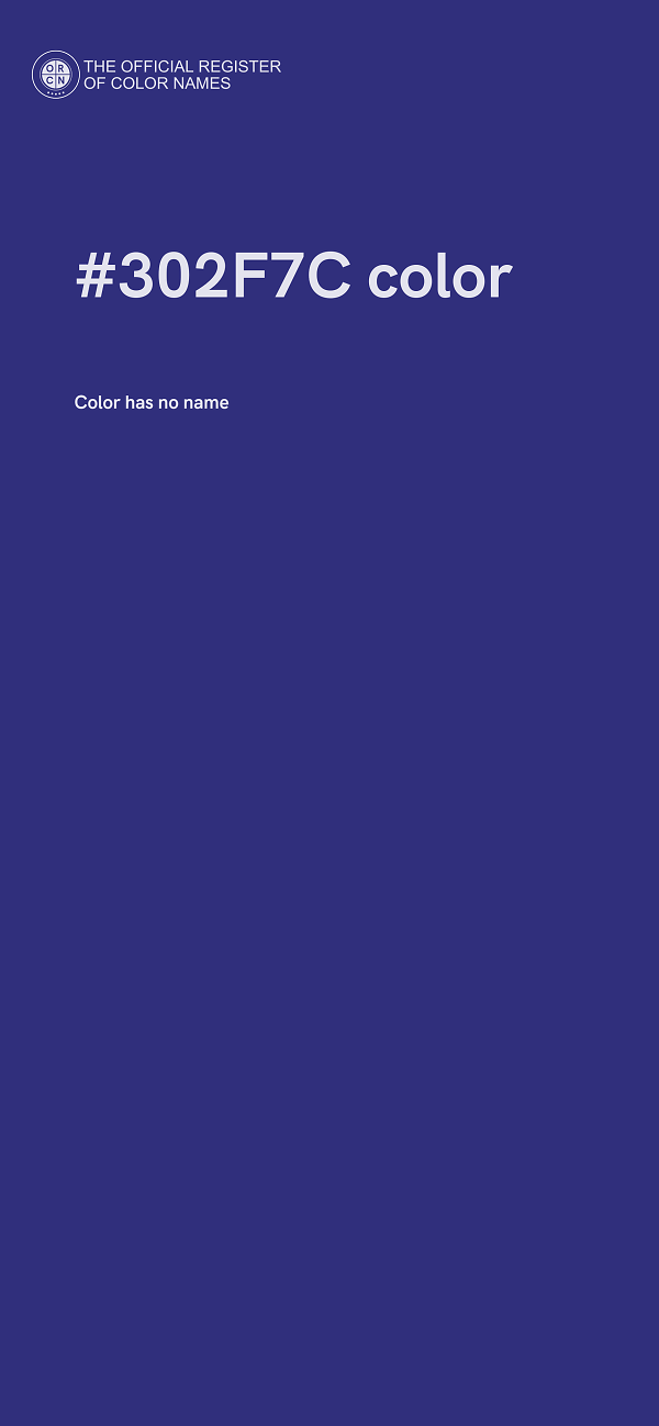 #302F7C color image