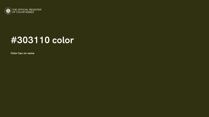 #303110 color image