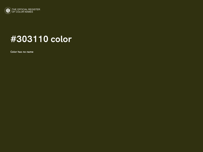 #303110 color image