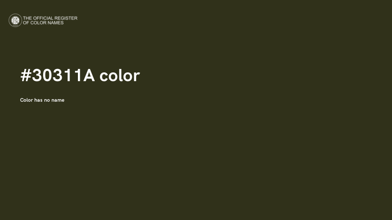 #30311A color image