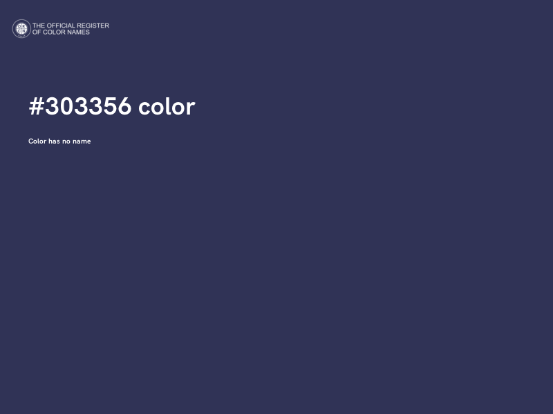 #303356 color image