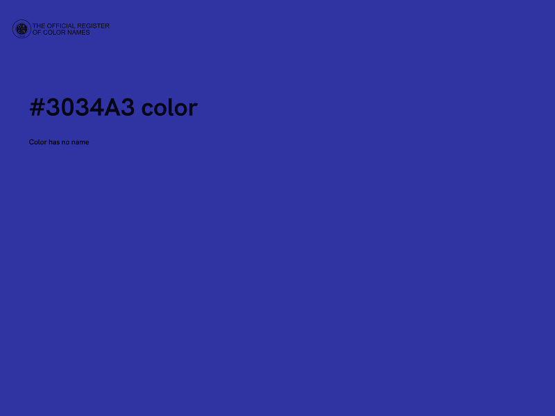 #3034A3 color image