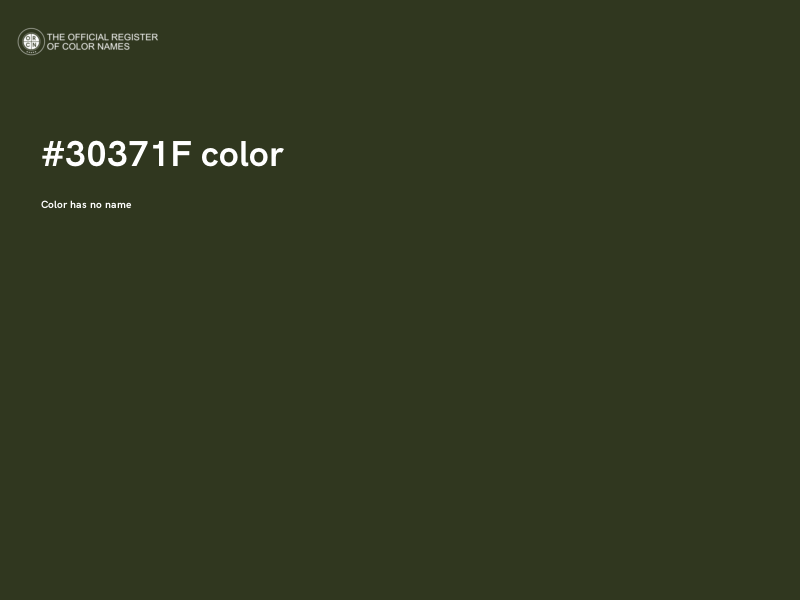 #30371F color image