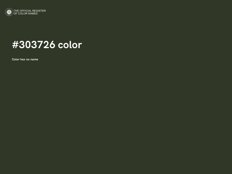 #303726 color image