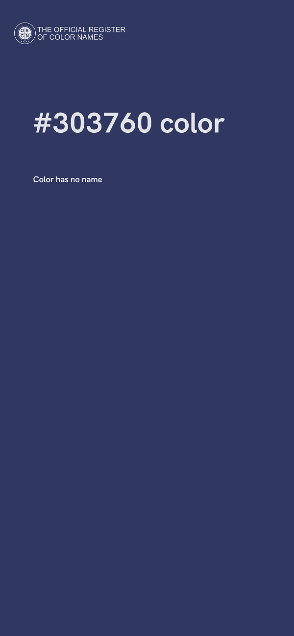 #303760 color image