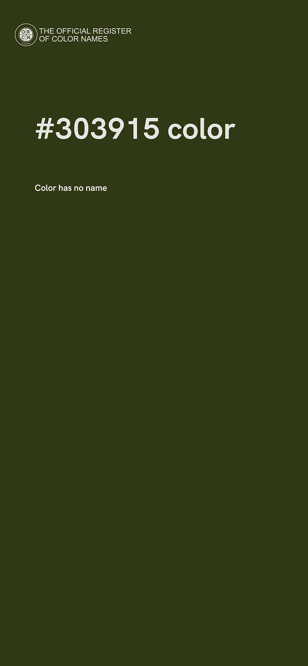 #303915 color image