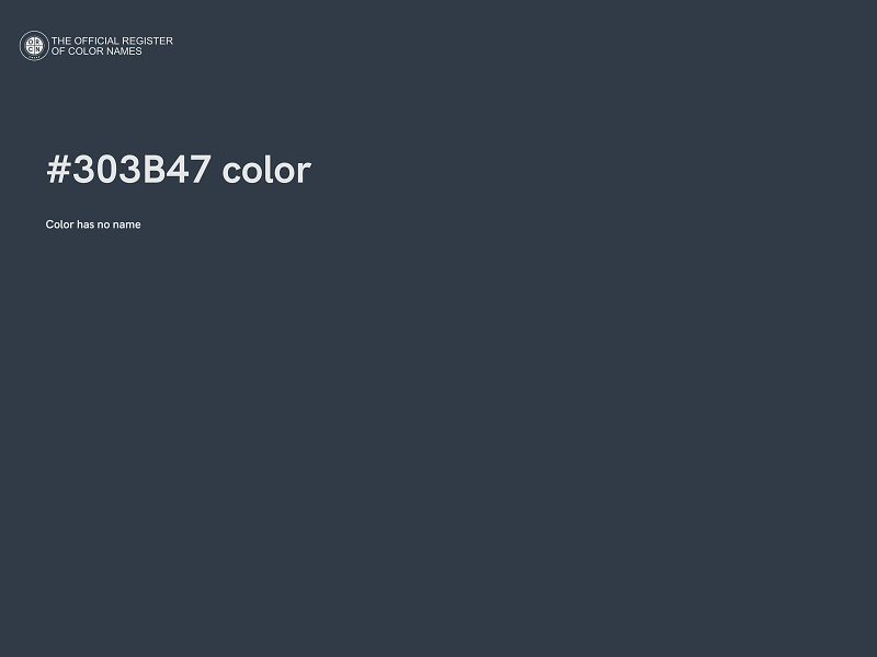 #303B47 color image