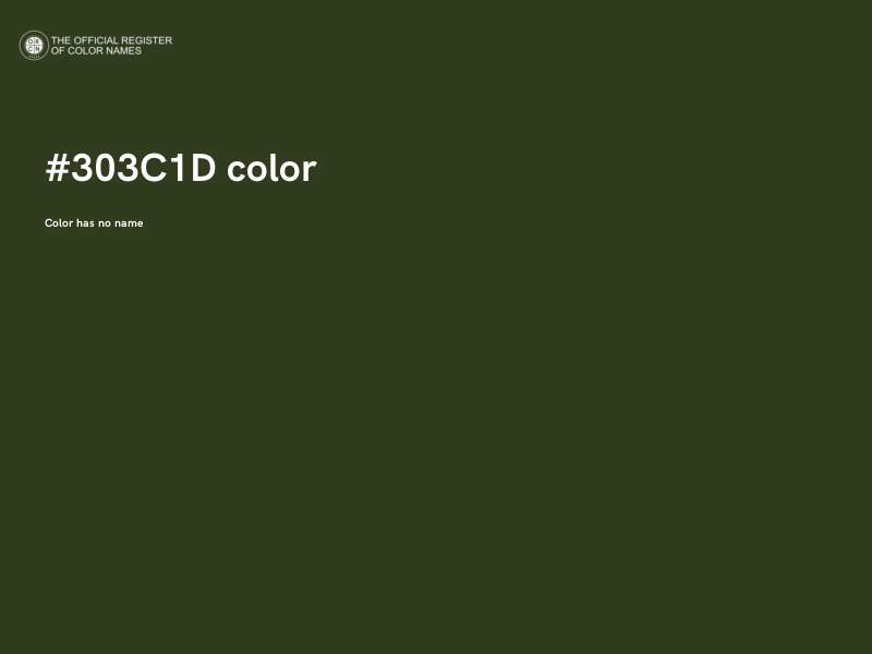 #303C1D color image