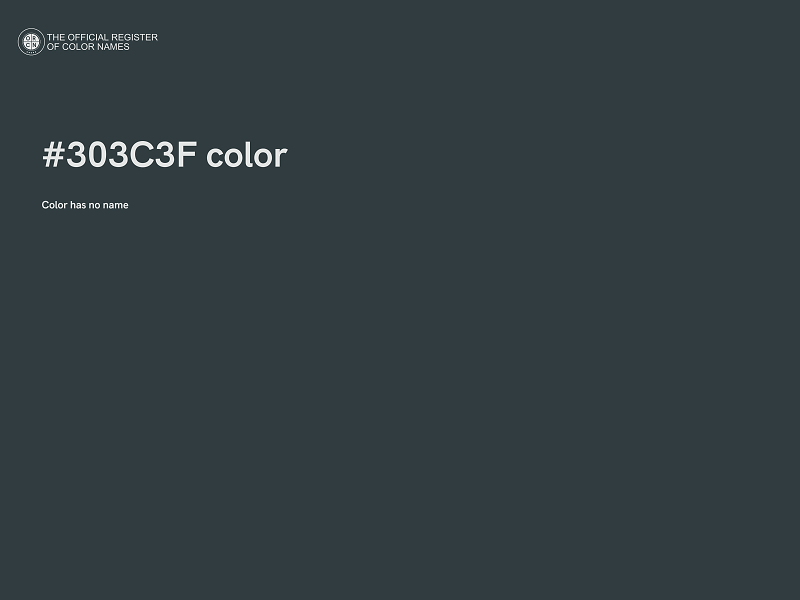 #303C3F color image